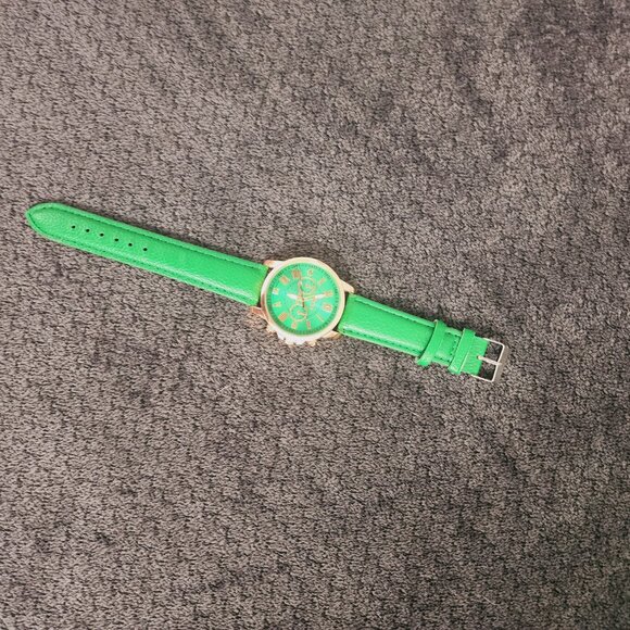 Green & Gold Watch *New Never Used - Picture 2 of 4